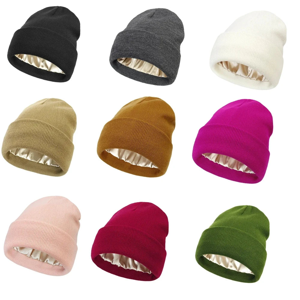 Satin Lined Winter Beanie
