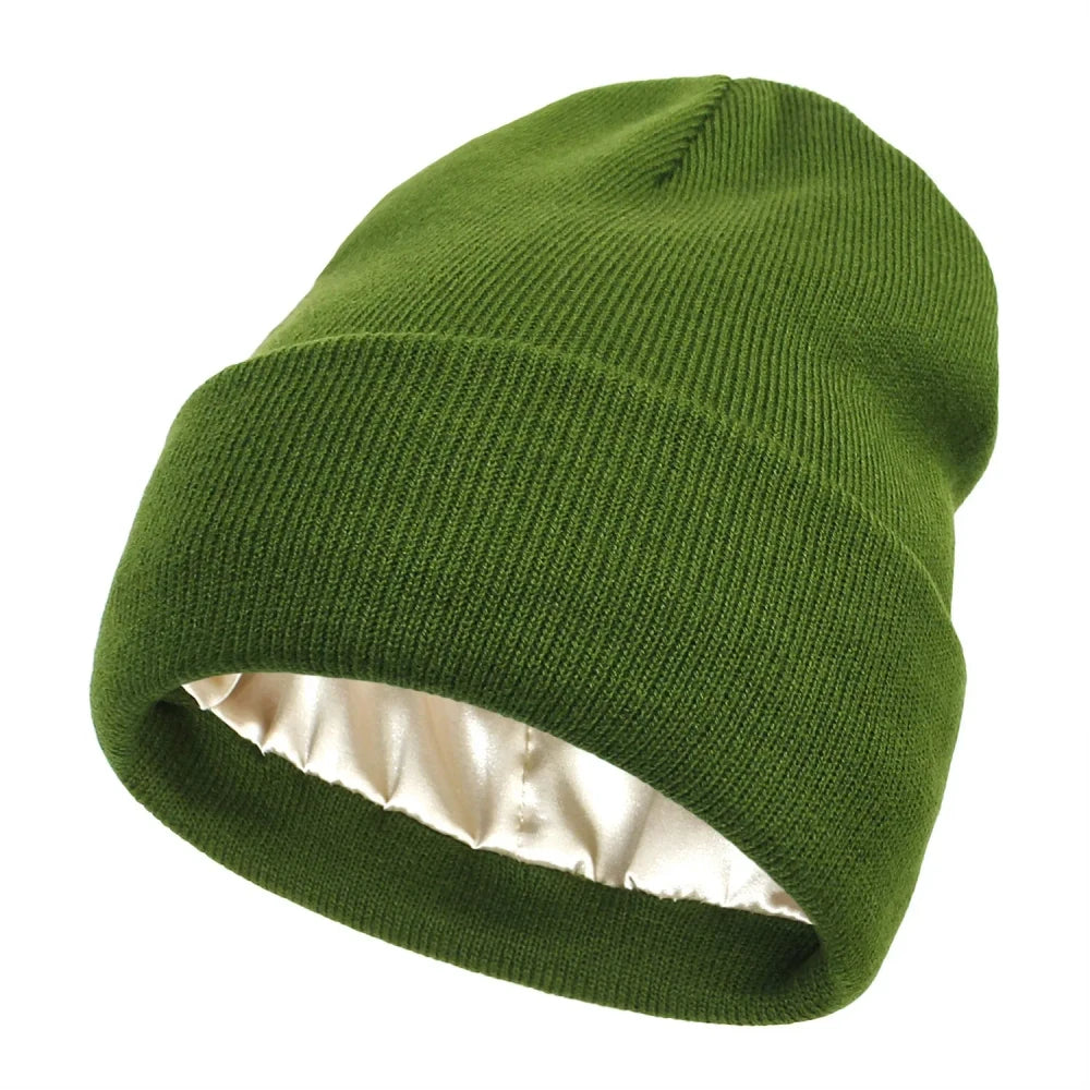 Satin Lined Winter Beanie
