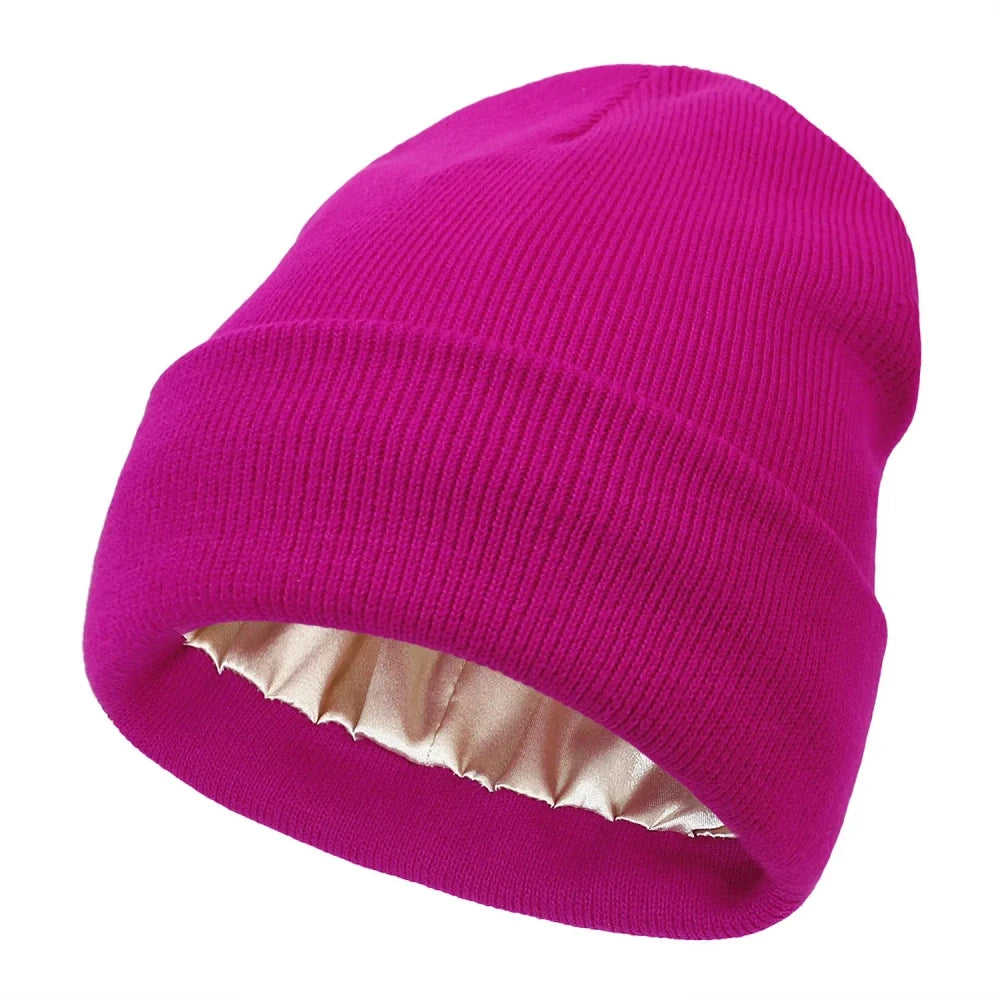 Satin Lined Winter Beanie