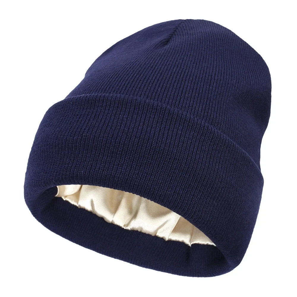 Satin Lined Winter Beanie