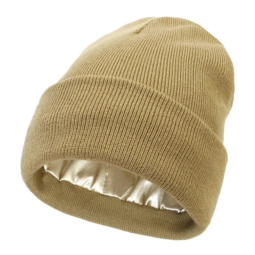 Satin Lined Winter Beanie